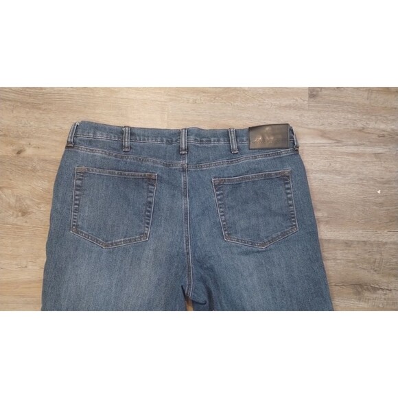 Eddie Bauer Flannel Lined Jeans 38x32 Specially Dyed Work Relaxed Fit Pants - Picture 5 of 9